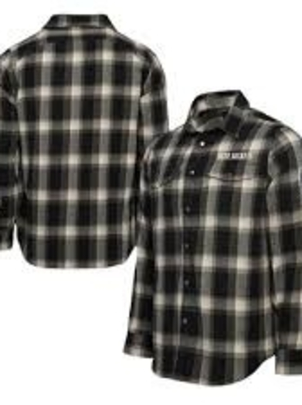 Packers Darius Rucker Plaid Snap Medium - Picture 2 of 9